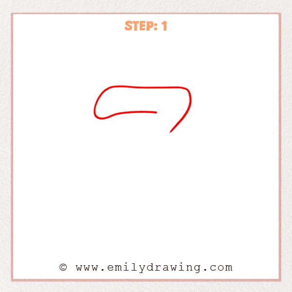 how to draw a fancy letter z - A beginner sketch of a fancy letter Z begins with a long curved top stroke and a smooth downward tail on the right.